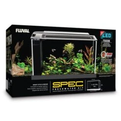 Fluval Spec Nano-Aquarium -Heimtierbedarf Geschäft 10516 fluval spec 5 19l schwarz verpackung