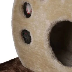 Kerbl Kratzbaum PLANET X Braun/beige, 50 X 40 X 127 Cm -Heimtierbedarf Geschäft 4018653844618 3