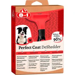 8in1 Unterfellbürste Perfect Coat DeShedder Hund M -Heimtierbedarf Geschäft 8in1 deshedder hund mittel 3