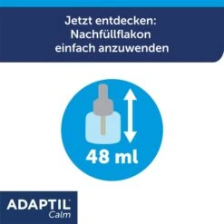 Adaptil Verdampfer 1 Monats-Nachfüllflakon 48ml 16 Adaptil Verdampfer 1 Monats-Nachfüllflakon 48ml -Heimtierbedarf Geschäft adaptil verdampfer 1 monats nachfullflakon 48ml 5