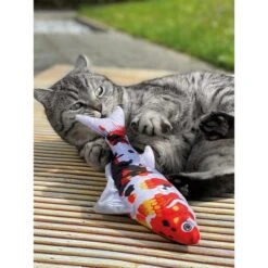 Aumüller Katzenspielkissen Zappel-Koi 7 Aumüller Katzenspielkissen Zappel-Koi -Heimtierbedarf Geschäft aumueller zappelfisch koi 2