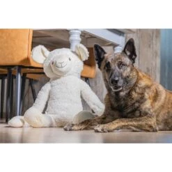 Beeztees XL Hundespielzeug Plüsch Schaf Jessy Weiß -Heimtierbedarf Geschäft beeztees xl hundespielzeug plusch schaf jessy weiss 3