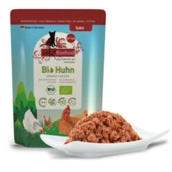 Catz Finefood Bio No.503 Huhn Pouch -Heimtierbedarf Geschäft catz finefood bio no 503 huhn 85g 3