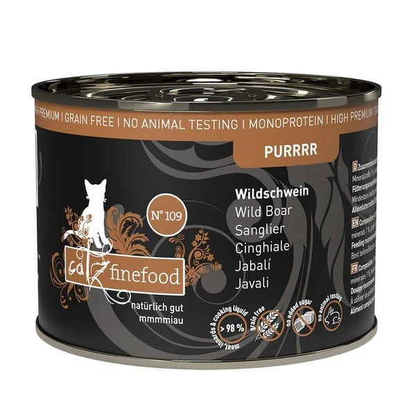 Catz Finefood Purrrr No.109 Wildschwein 3 Catz Finefood Purrrr No.109 Wildschwein