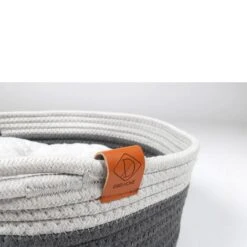 D&D Home - Korb Tailor - Ø 35 Cm 8 D&D Home - Korb Tailor - Ø 35 Cm -Heimtierbedarf Geschäft d d home korb tailor grau mit weiss o 35 cm 3