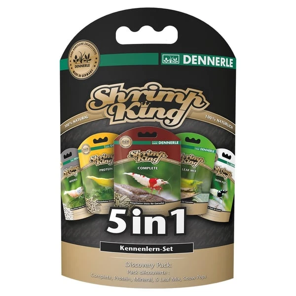 Dennerle Shrimp King Garnelenfutter Multipack 5in1 3 Dennerle Shrimp King Garnelenfutter Multipack 5in1
