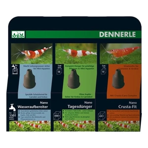Dennerle Nano Pflegeset 3x15 Ml 3 Dennerle Nano Pflegeset 3x15 Ml