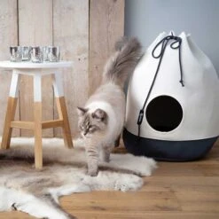 District 70 Katzenhöhle Casa 10 District 70 Katzenhöhle Casa -Heimtierbedarf Geschäft district 70 katzenhohle casa weiss grau 4