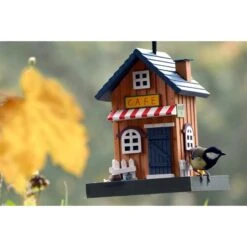 Dobar Deko-Vogelhaus "Café" -Heimtierbedarf Geschäft dobas wildlife deko vogelhaus cafe web 3