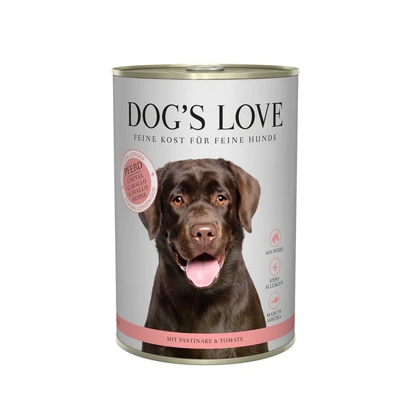 Dog's Love Hypoallergen Pferd Mit Pastinaken Und Tomaten 3 Dog's Love Hypoallergen Pferd Mit Pastinaken Und Tomaten