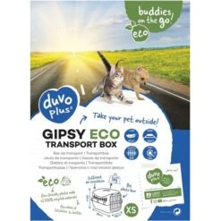 DUVO+ Gipsy Eco Transportbox Grün -Heimtierbedarf Geschäft duvo gipsy eco transportbox 2612e388b1441d
