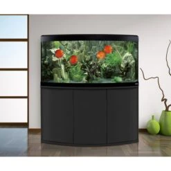Fluval Komplettaquarium Mit Unterschrank Vicenza 260 -Heimtierbedarf Geschäft fluval vicenza260led schwarz 4