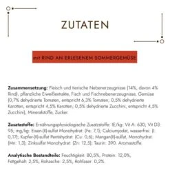 GOURMET A La Carte Rind & Gemüse -Heimtierbedarf Geschäft gourmet a la carte rind und gemuse 26x85g 3