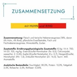 GOURMET Perle Duetto Mit Huhn Und Rind -Heimtierbedarf Geschäft gourmet perle duetto huhn und rind 3