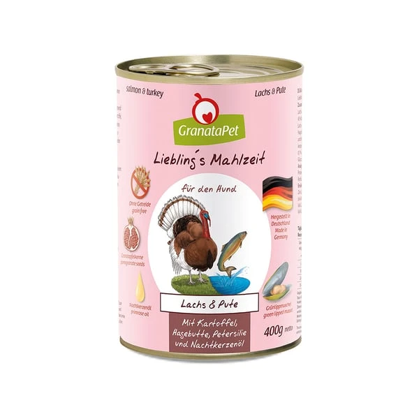 GranataPet Liebling's Mahlzeit Lachs Und Pute 3 GranataPet Liebling's Mahlzeit Lachs Und Pute