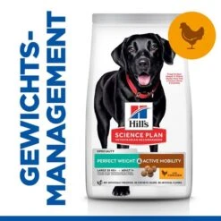 Hill's Science Plan Hund Perfect Weight + Active Mobility Large Breed Adult Huhn 12kg -Heimtierbedarf Geschäft hills sience plan hund perfect weight active mobility large breed huhn web 2