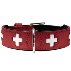 Hunter Swiss Halsband Rot/schwarz