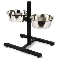 Kerbl Futterbar Inkl. Näpfe 2x1800ml -Heimtierbedarf Geschäft kerbl futterbar inkl naepfe 2x1800ml 1