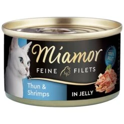 Miamor Feine Filets In Jelly Thunfisch Und Shrimps 100g Dose