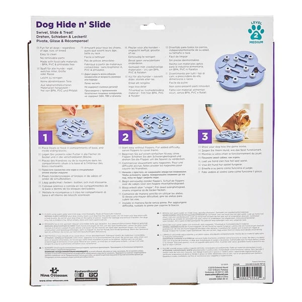 Nina Ottosson Dog Hide N' Slide - Composite Intelligenzspielzeug 5 Nina Ottosson Dog Hide N' Slide - Composite Intelligenzspielzeug – Bild 3