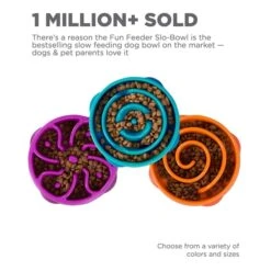 Outward Hound Fun Feeder Slo Bowl Anti Schling Drop Turquoise -Heimtierbedarf Geschäft outward hound fun feeder slo bowl drop turkquoise medium web 4