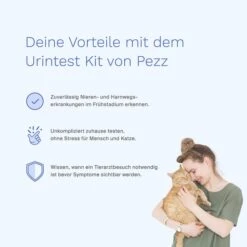 Pezz Urintest Kit Für Katzen -Heimtierbedarf Geschäft pezz urintest katze 3