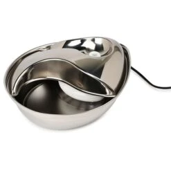 Pioneer Pet Edelstahl Trinkbrunnen Rain Drop Style 2,8 L -Heimtierbedarf Geschäft pioneer pet edelstahl trinkbrunnen rain drop style 2 8 l 5