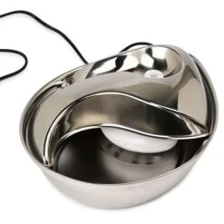 Pioneer Pet Edelstahl Trinkbrunnen Rain Drop Style 2,8 L -Heimtierbedarf Geschäft pioneer pet edelstahl trinkbrunnen rain drop style 2 8 l 6