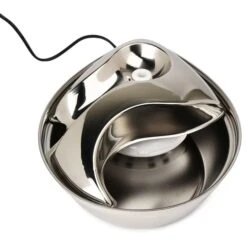 Pioneer Pet Edelstahl Trinkbrunnen Rain Drop Style 2,8 L -Heimtierbedarf Geschäft pioneer pet edelstahl trinkbrunnen rain drop style 2 8 l 7