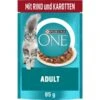 PURINA ONE Adult In Sauce Rind 26x85g -Heimtierbedarf Geschäft purina one adult in sauce rind 26x85g 1