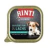 Rinti Feinest Geflügel Pur & Lachs -Heimtierbedarf Geschäft rinti hunde nassfutter feinest gefluegel lachs 150g