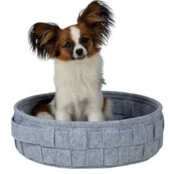 Trixie Designbett Lennie In Grau -Heimtierbedarf Geschäft trixie bett lennie grau 1