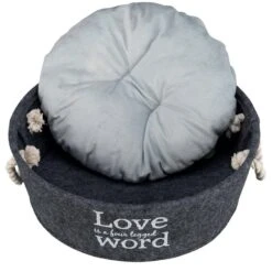 Trixie Filzschlafplatz Lian In Grau -Heimtierbedarf Geschäft trixie bett lian 4