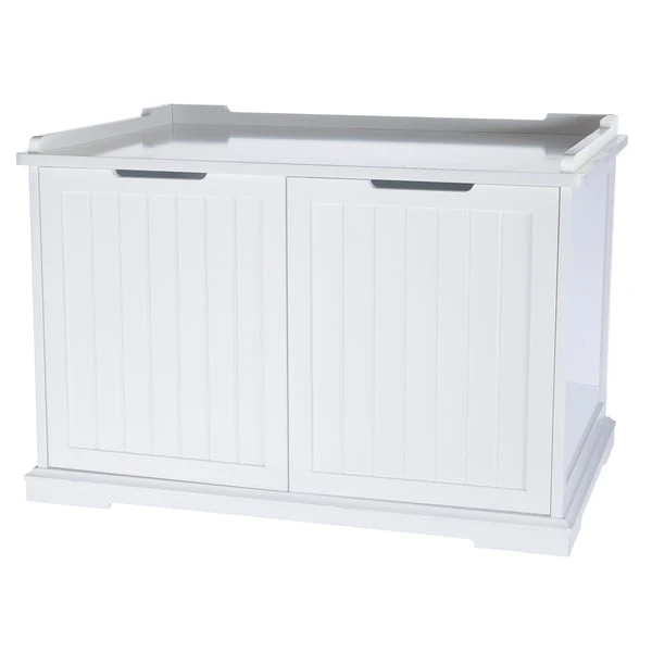 Trixie Katzenhaus Für Katzentoilette XL, Weiß 5 Trixie Katzenhaus Für Katzentoilette XL, Weiß – Bild 3