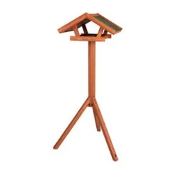 Trixie Natura Futterhaus Mit Ständer 115 Cm Braun