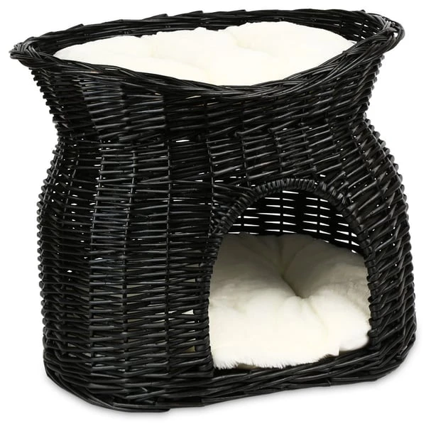Trixie Weidenkorb Mit Liegedach Und Kissen 3 Trixie Weidenkorb Mit Liegedach Und Kissen