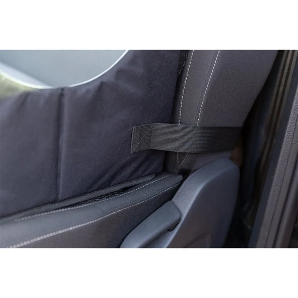 Trixie Autositz Doppelt Schwarz/grau 80 × 28 × 39 Cm 4 Trixie Autositz Doppelt Schwarz/grau 80 × 28 × 39 Cm – Bild 2