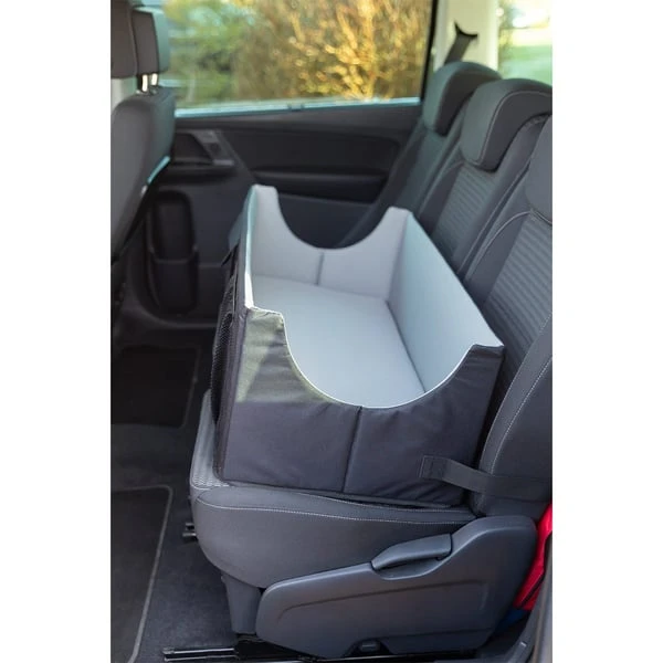 Trixie Autositz Doppelt Schwarz/grau 80 × 28 × 39 Cm 5 Trixie Autositz Doppelt Schwarz/grau 80 × 28 × 39 Cm – Bild 3