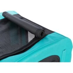 Trixie Fahrradanhänger Türkis -Heimtierbedarf Geschäft trixie fahrradanhaenger tuerkis schwarz web 6