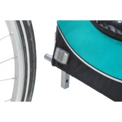 Trixie Fahrradanhänger Türkis -Heimtierbedarf Geschäft trixie fahrradanhaenger tuerkis schwarz web 7