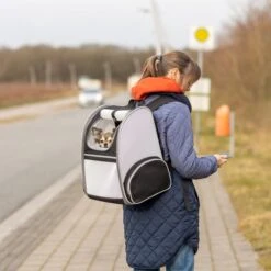 Trixie Rucksack Chloe Schwarz/weiß 39 × 43 × 27 Cm -Heimtierbedarf Geschäft trixie rucksack chloe 5