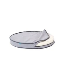 ZooRoyal Orthopädisches Hundekissen Elias Rund Grau -Heimtierbedarf Geschäft zooroyal hundekissen elias rund grau 3