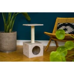 ZooRoyal Kratzbaum Ida 60cm 14 ZooRoyal Kratzbaum Ida 60cm -Heimtierbedarf Geschäft zooroyal kratzbaum ida beige 4