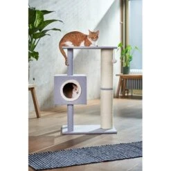 ZooRoyal Kratzbaum Linnea Grau 93,5 Cm -Heimtierbedarf Geschäft zooroyal kratzbaum linnea grau 4