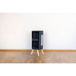 ZooRoyal Kratztonne Ava 85cm Filz Anthrazit -Heimtierbedarf Geschäft zooroyal kratztonne ava 5