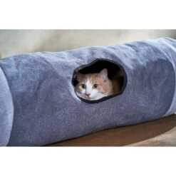 ZooRoyal Rascheltunnel Maja Grau Ø 30 X 90 Cm -Heimtierbedarf Geschäft zooroyal rascheltunnel maja 6