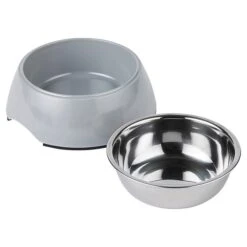 ZooRoyal Melamin-Napf L 700ml 2er Set -Heimtierbedarf Geschäft zooroyal napf grau l700ml 4